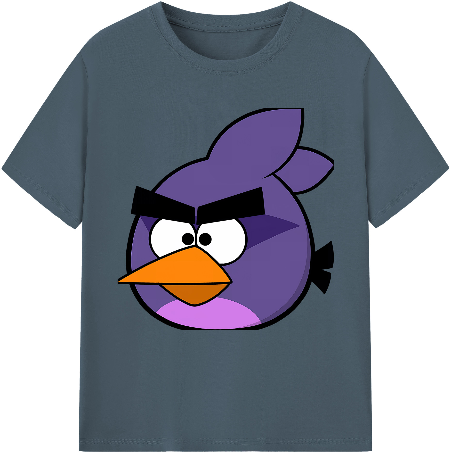 （画像用） Angry Birds アングリーバード 綿100％半袖Tシャツ（フロントプリント）
